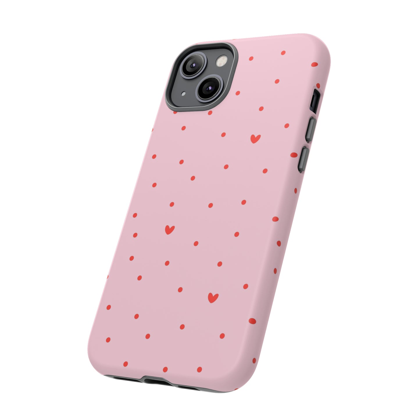 Tiny Hearts on Pink - iPhone Case