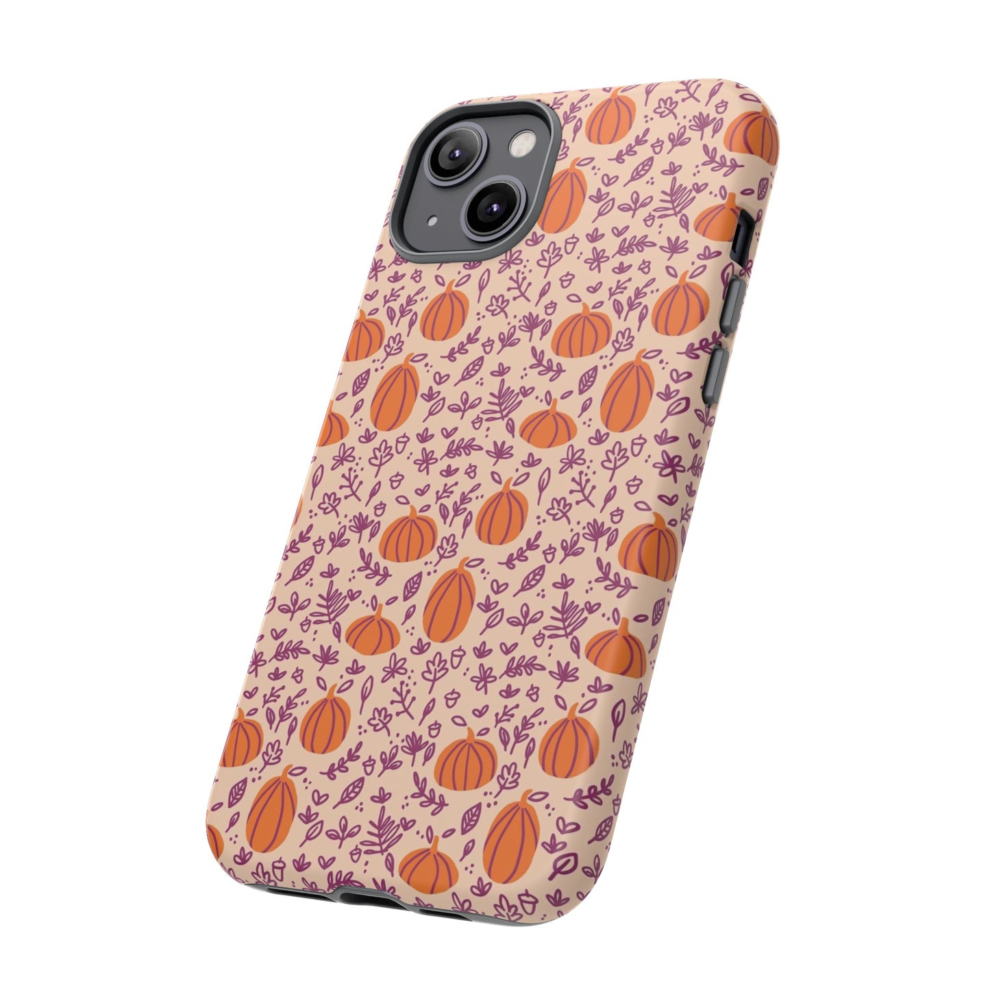 Pumpkin and Doodles Florals - iPhone Case