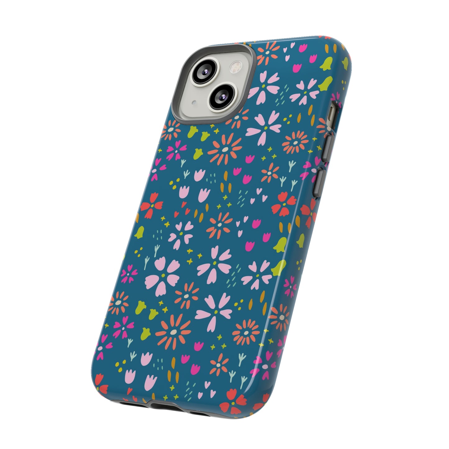 Blue Spring Florals - iPhone Case