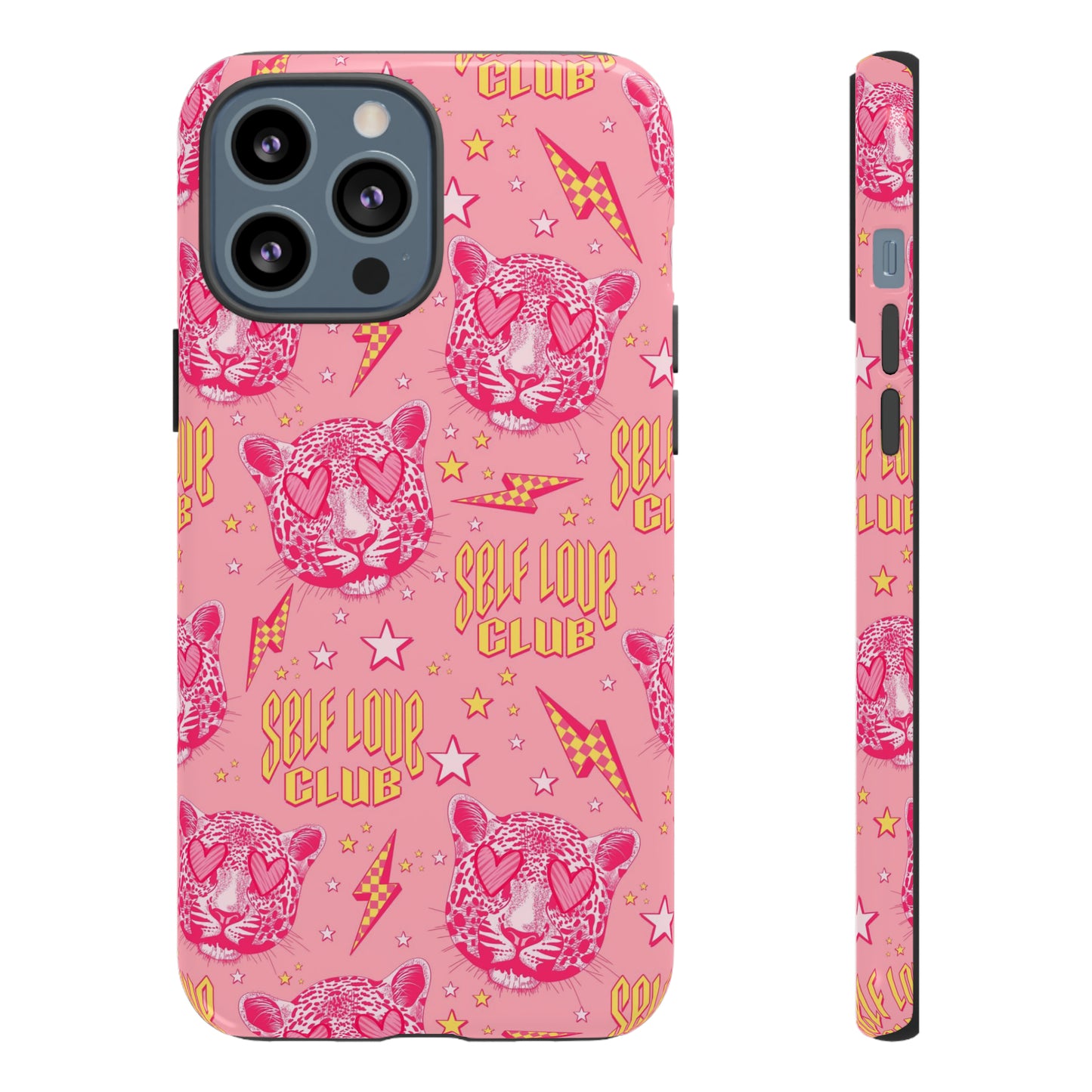 Self Love Club Tiger - Pink iPhone Case