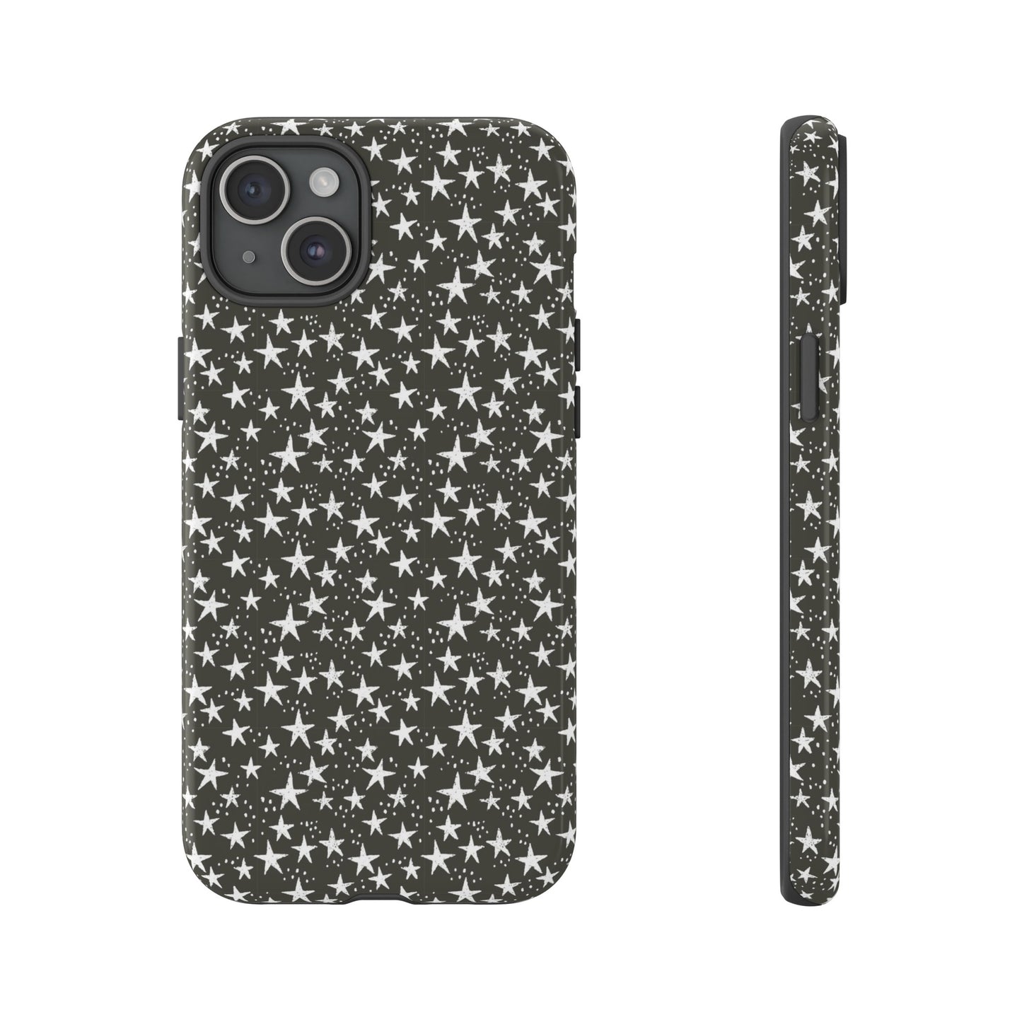 Halloween Stars Black - iPhone Case