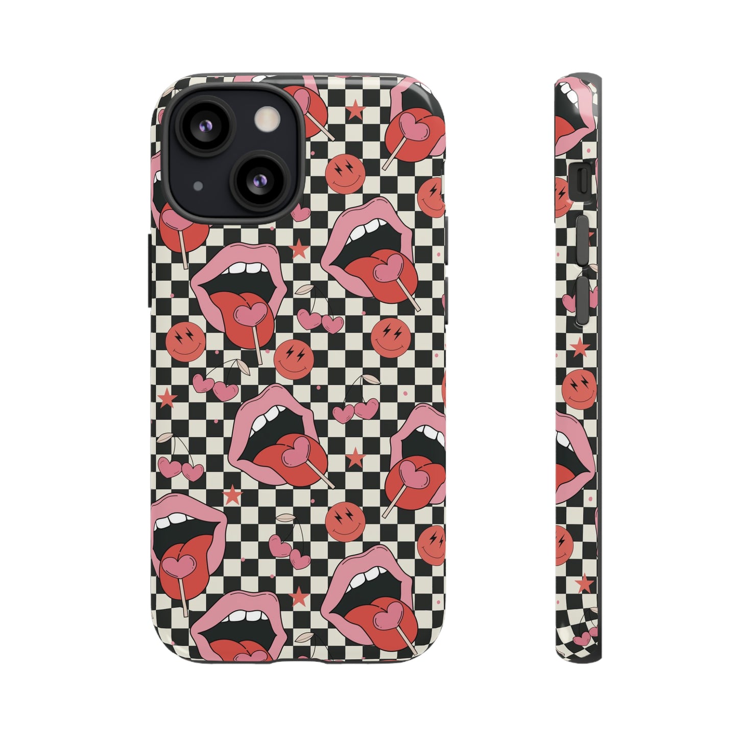 Retro Lips Smile - iPhone Case