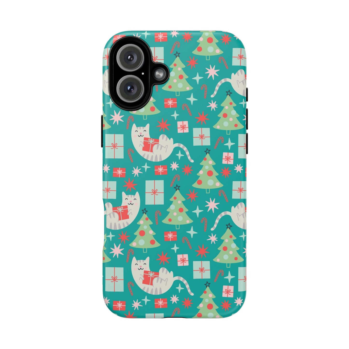 Cats With Christmas Gifts - iPhone Case