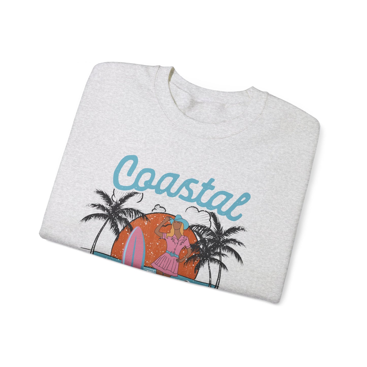 Coastal Cowgirl - Cute Retro Sweatshirt