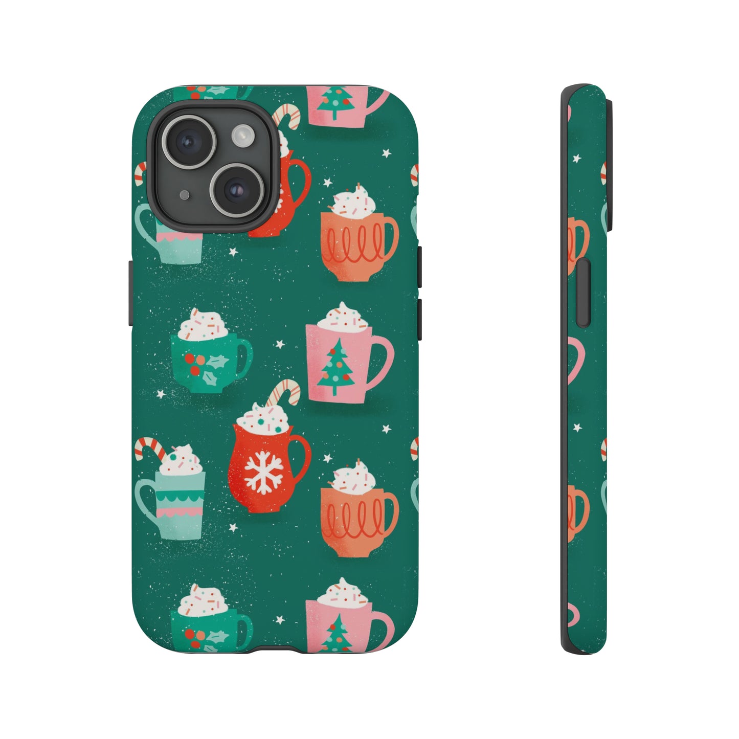 Christmas Coffee Cups - iPhone Case