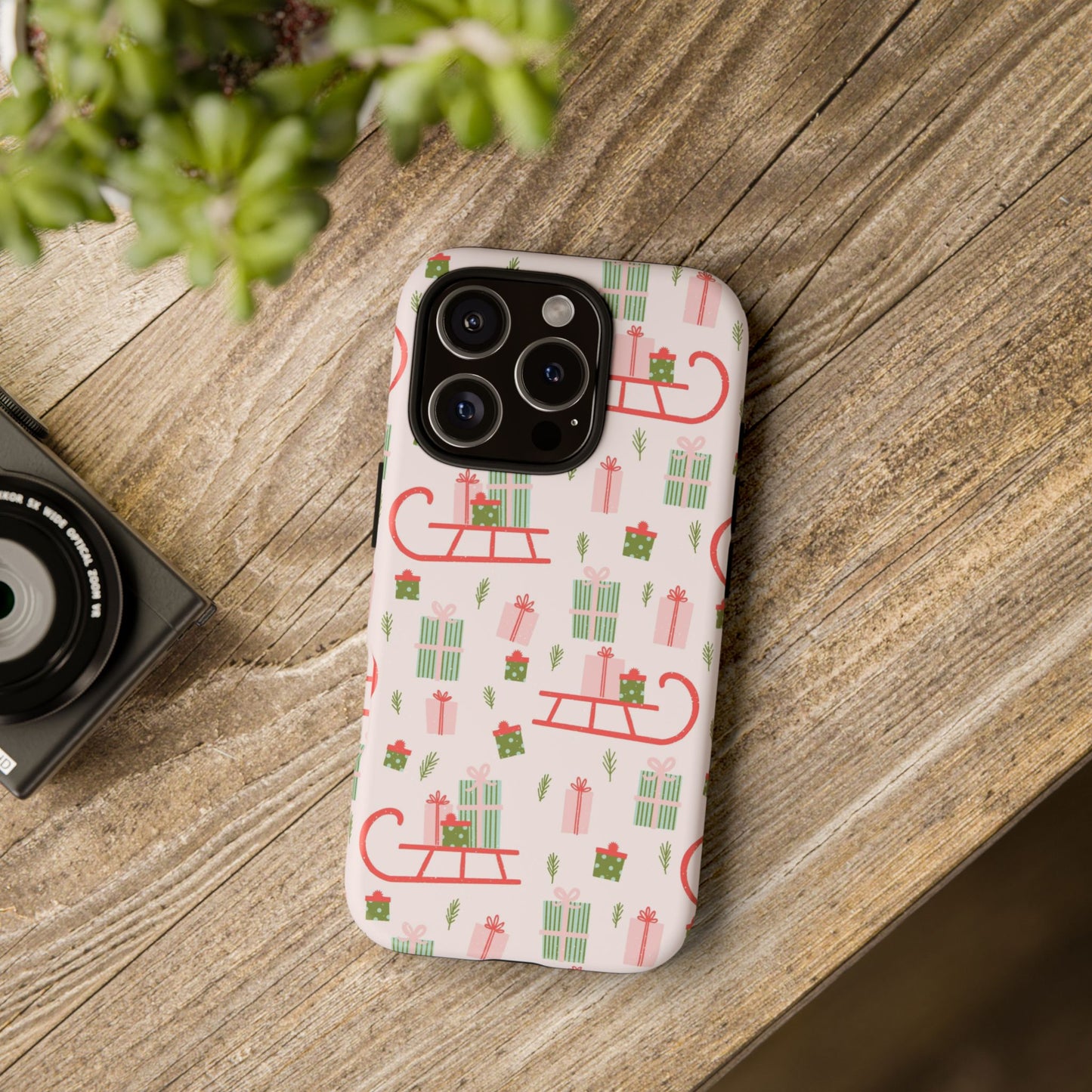 Christmas Gift Sled - iPhone Case