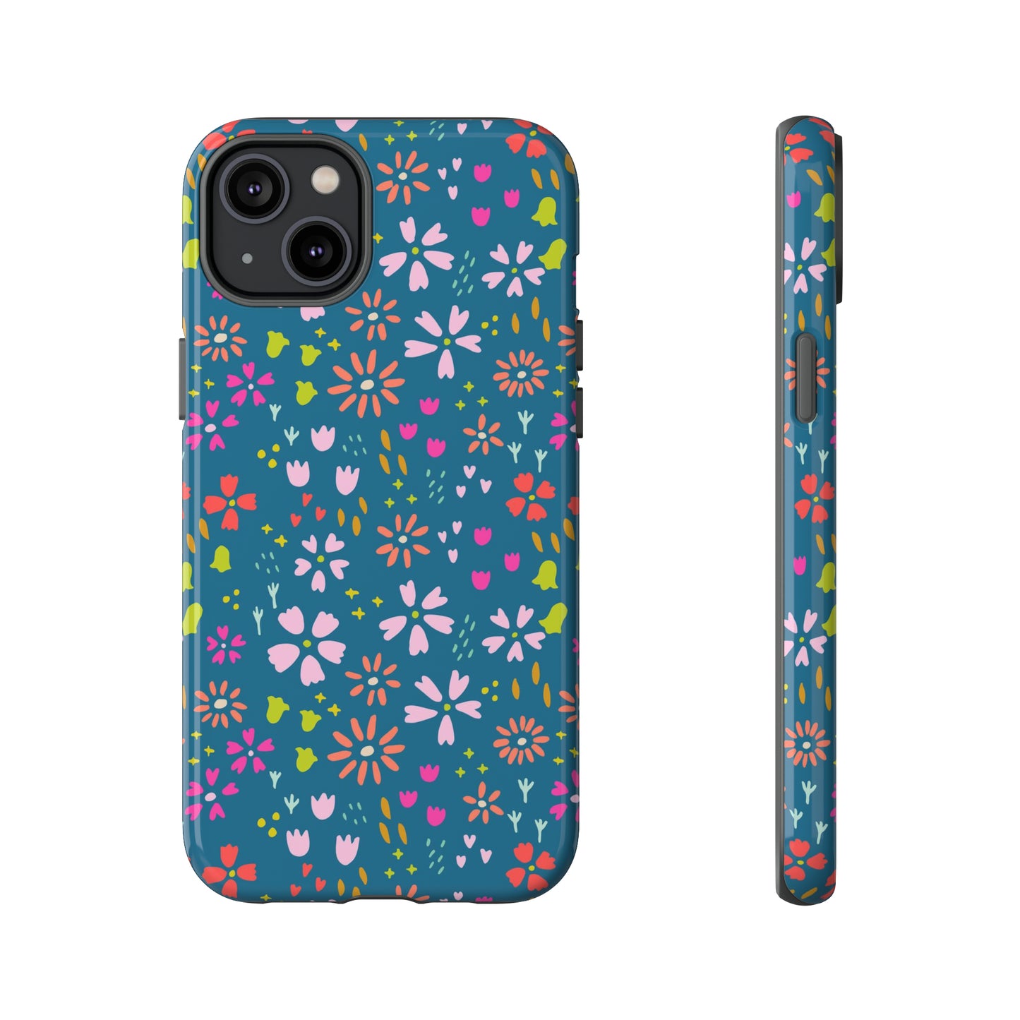 Blue Spring Florals - iPhone Case