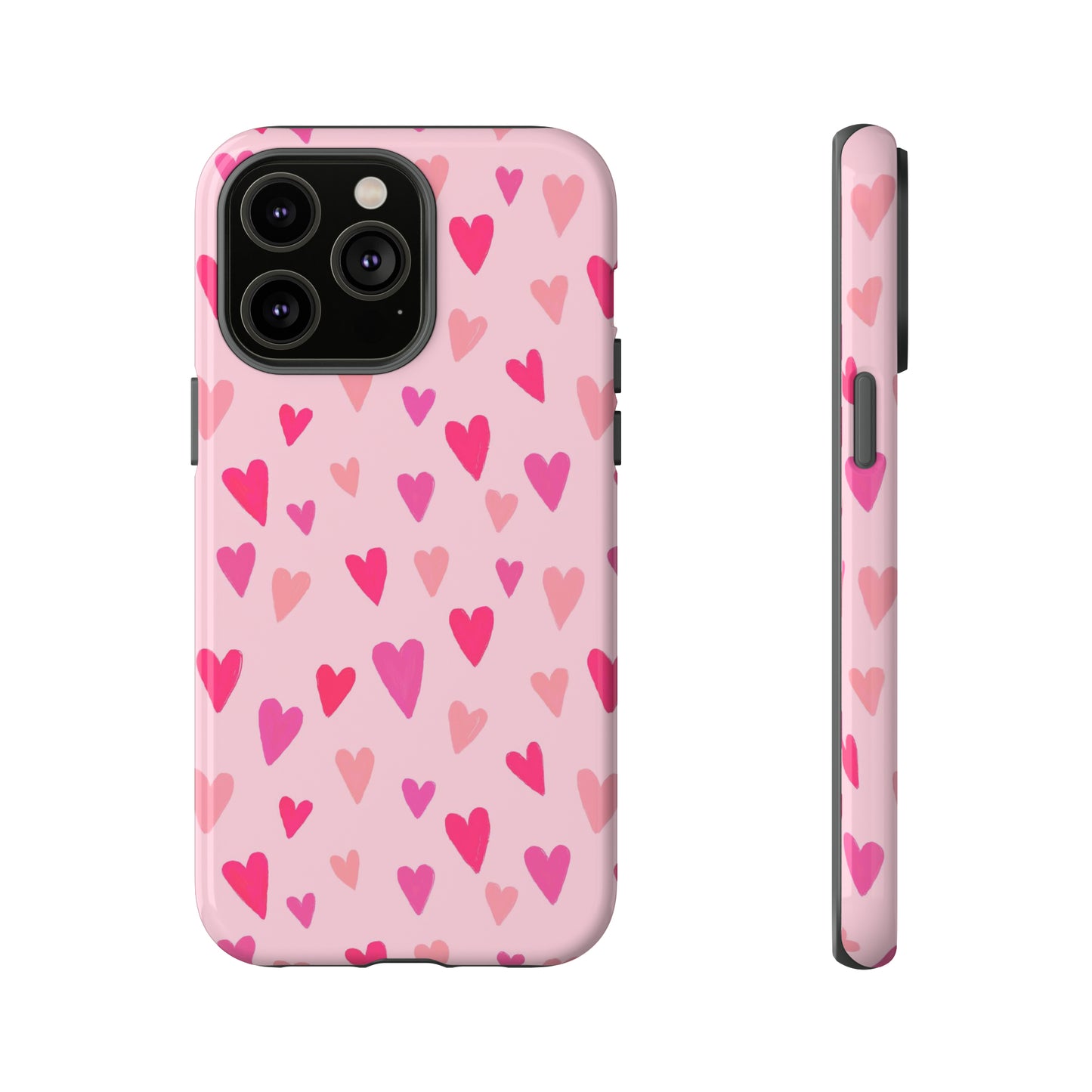 Pink Hearts Valentine iPhone Case