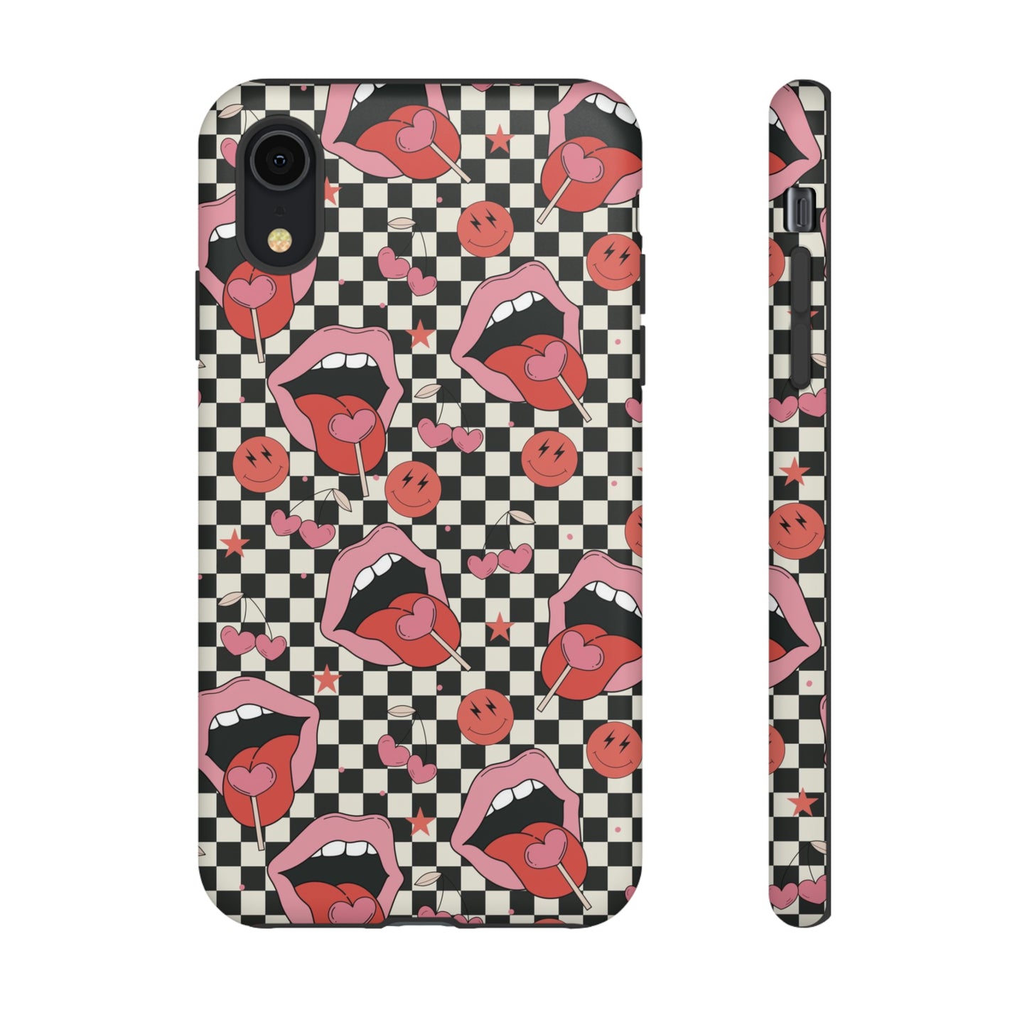 Retro Lips Smile - iPhone Case