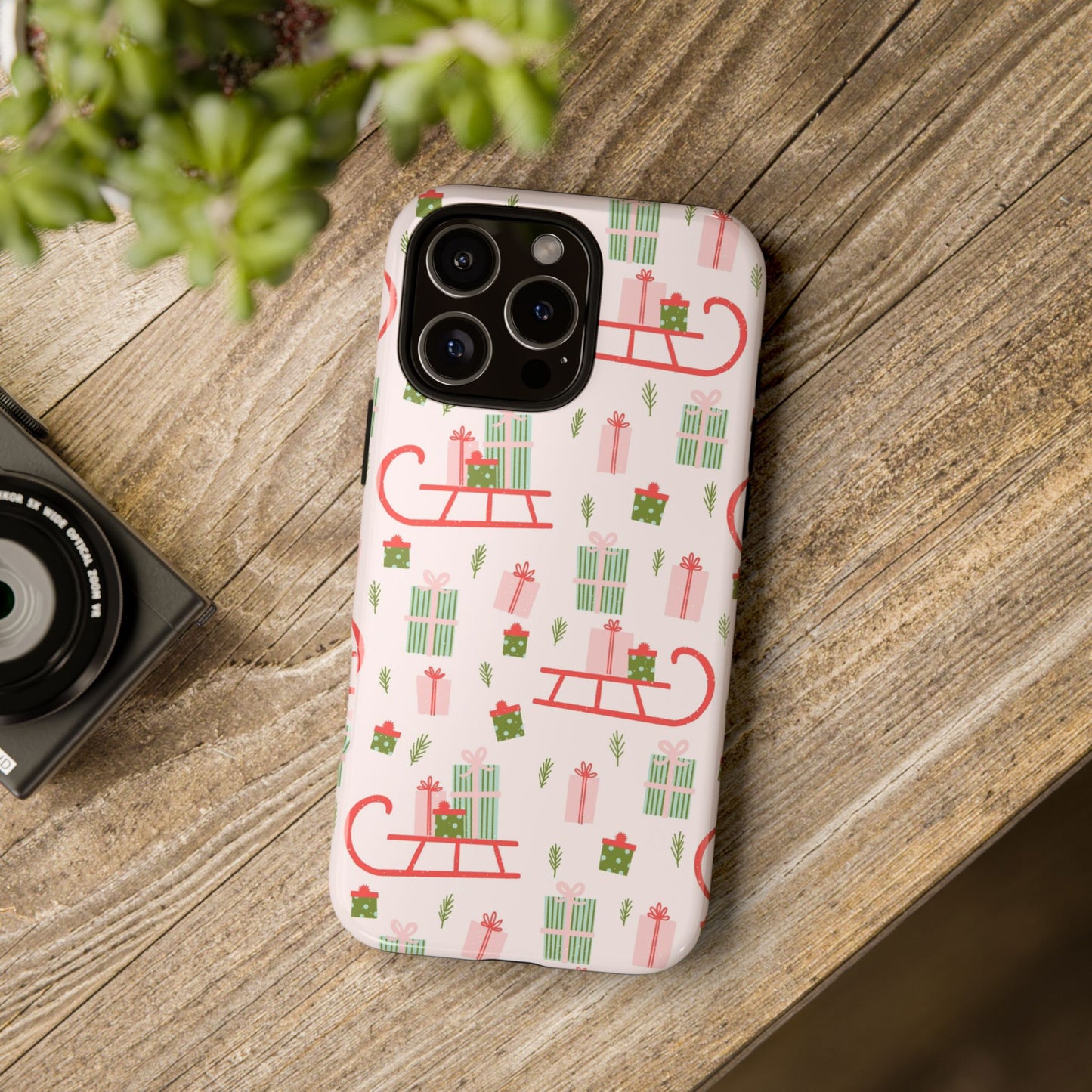 Christmas Gift Sled - iPhone Case