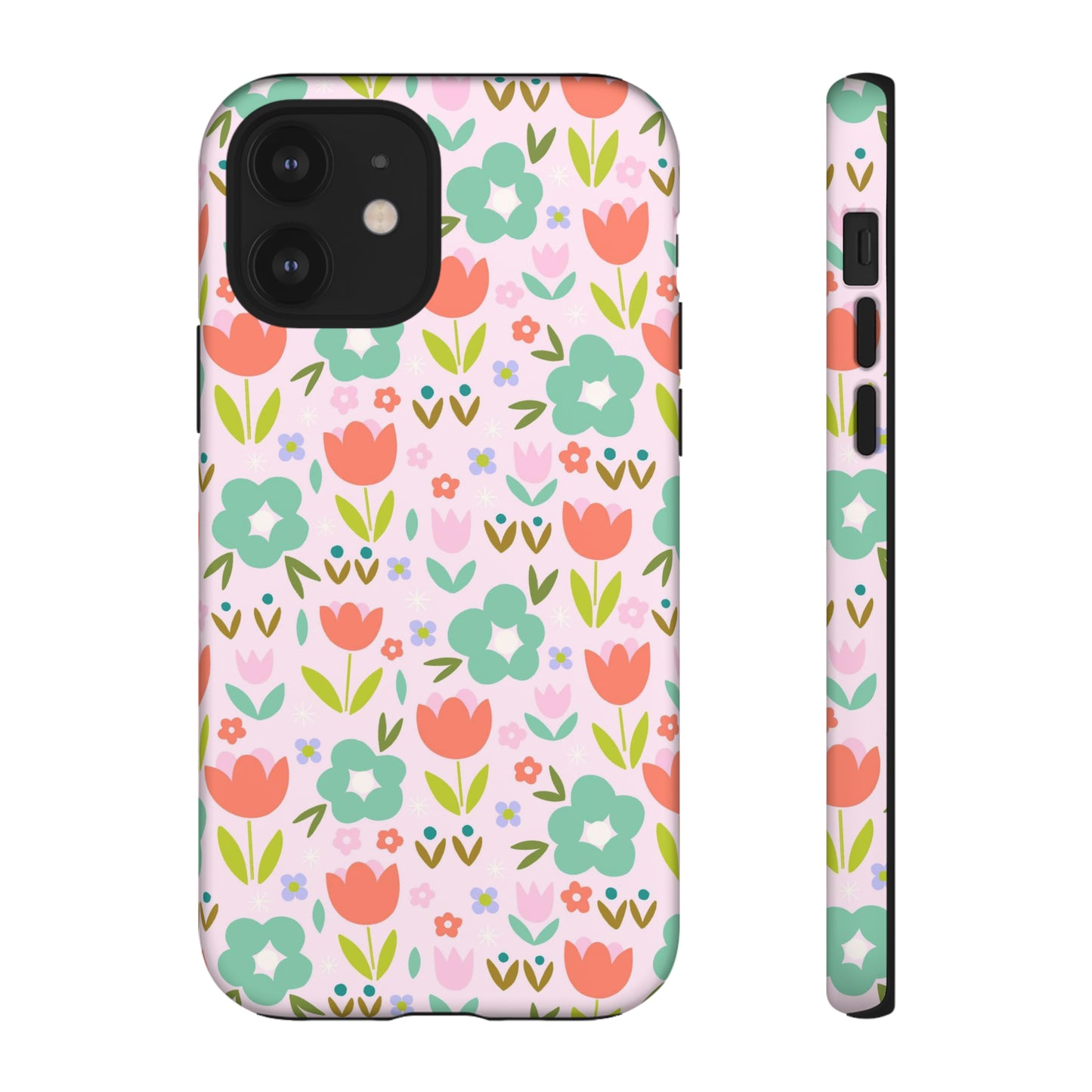 Mod Pink Flowers - iPhone Case