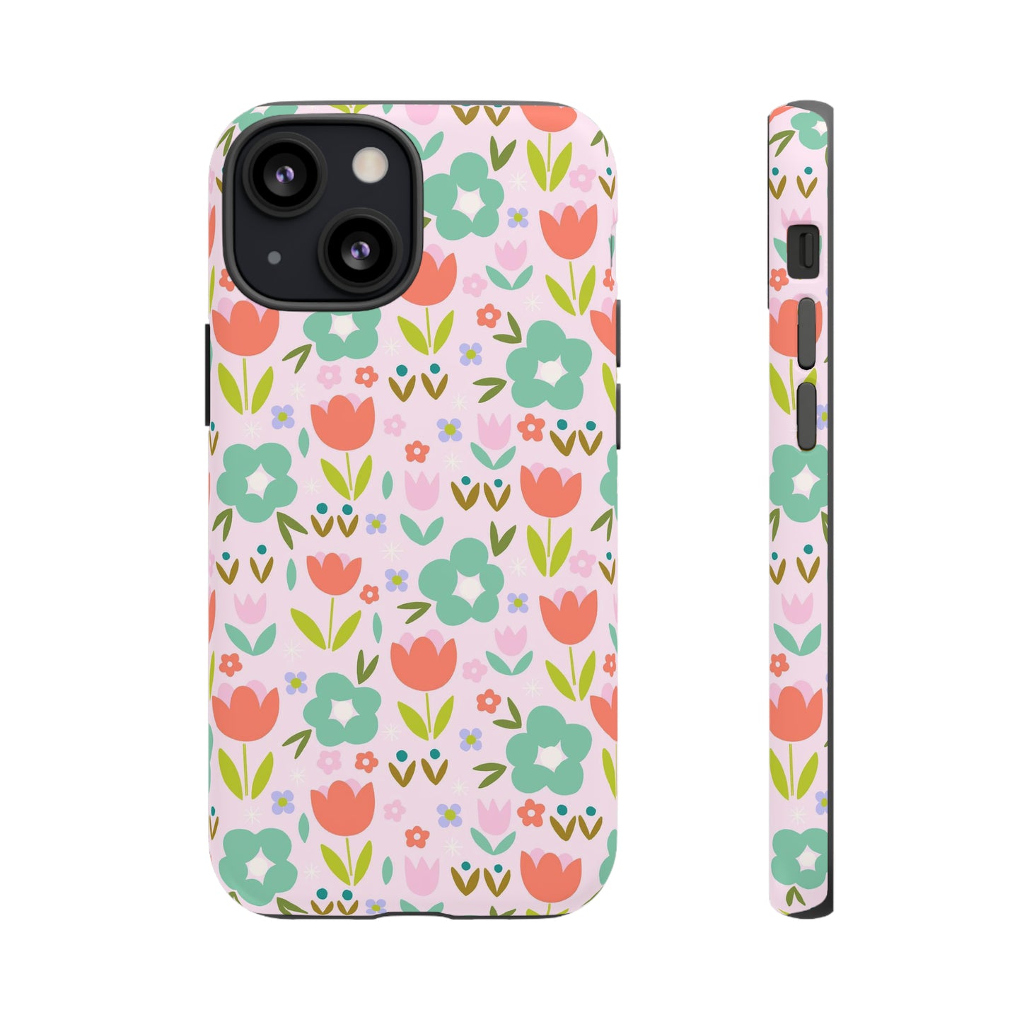 Mod Pink Flowers - iPhone Case