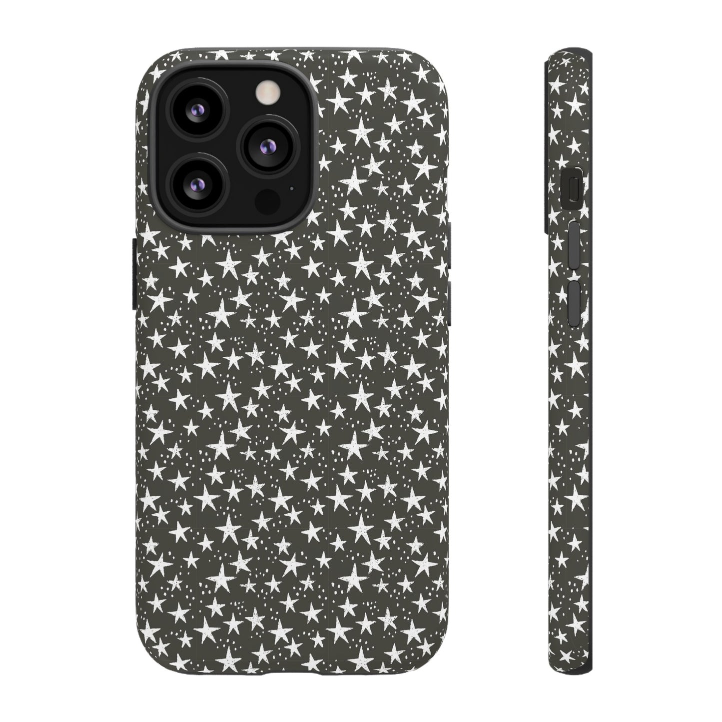 Halloween Stars Black - iPhone Case