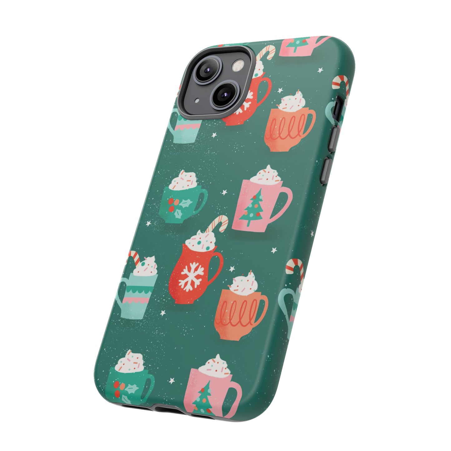 Christmas Coffee Cups - iPhone Case