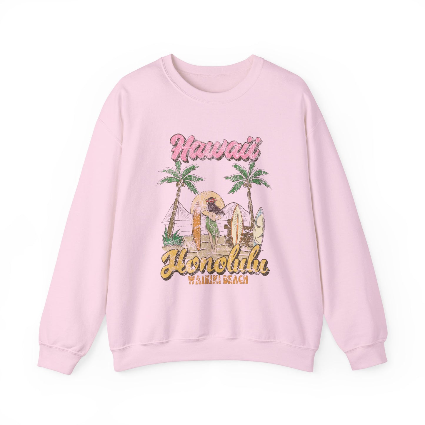 Hawaii Honolulu - Cute Retro Sweatshirt