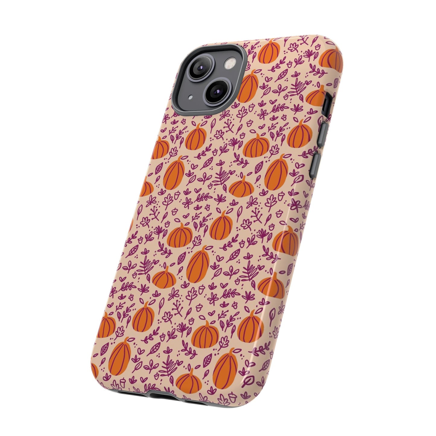 Pumpkin and Doodles Florals - iPhone Case