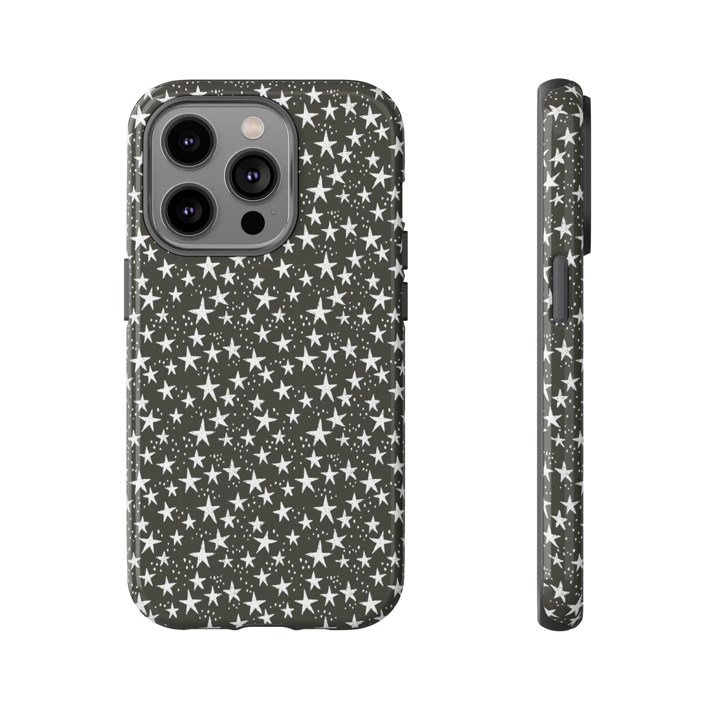 Halloween Stars Black - iPhone Case