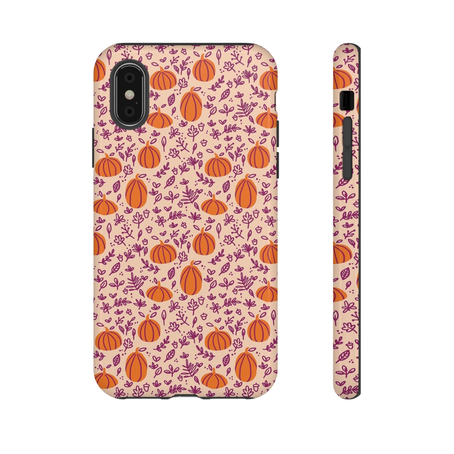 Pumpkin and Doodles Florals - iPhone Case