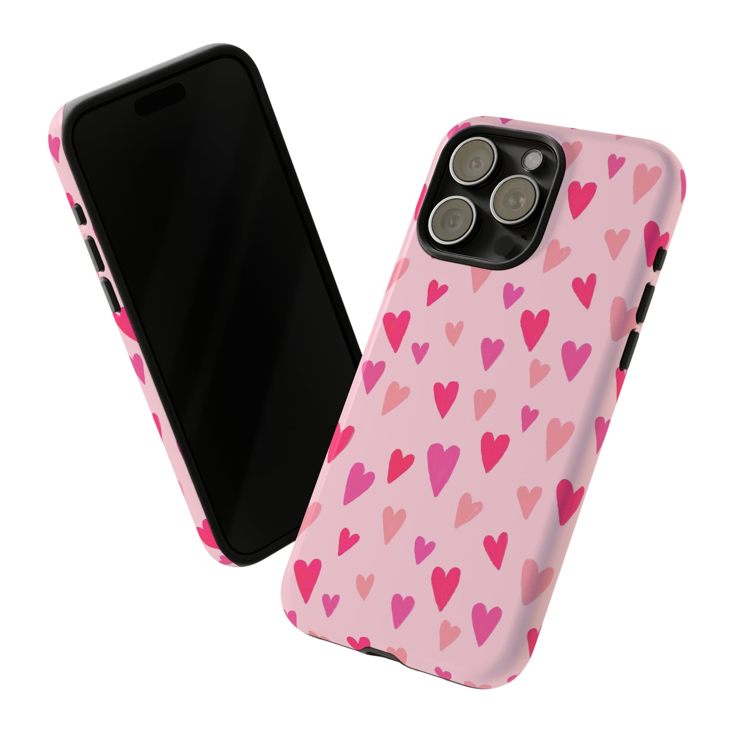 Pink Hearts Valentine iPhone Case