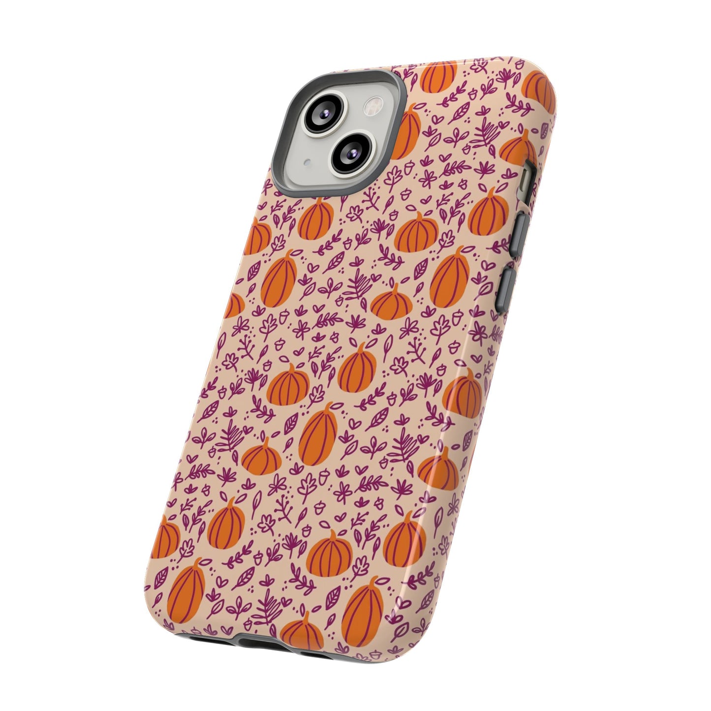 Pumpkin and Doodles Florals - iPhone Case