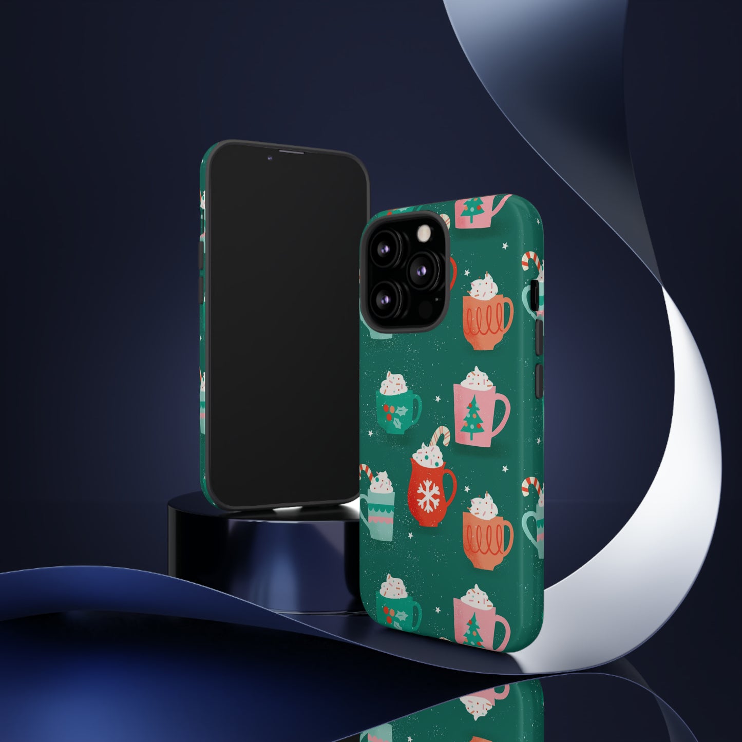 Christmas Coffee Cups - iPhone Case