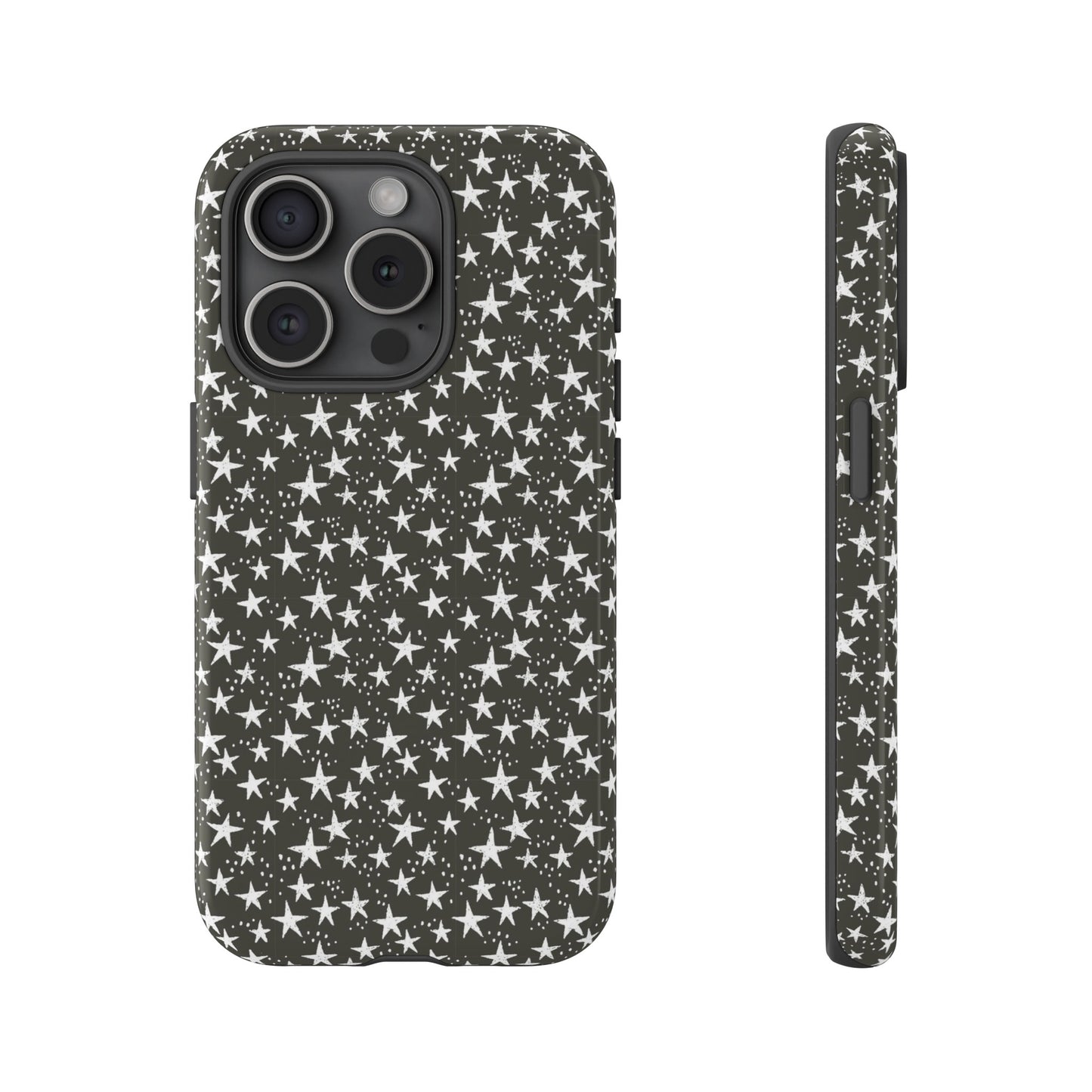 Halloween Stars Black - iPhone Case