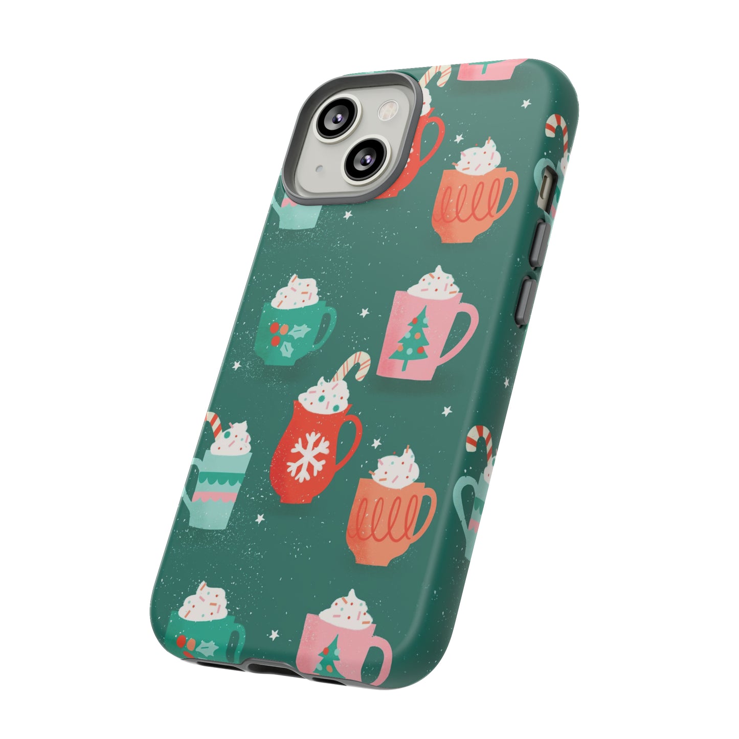 Christmas Coffee Cups - iPhone Case