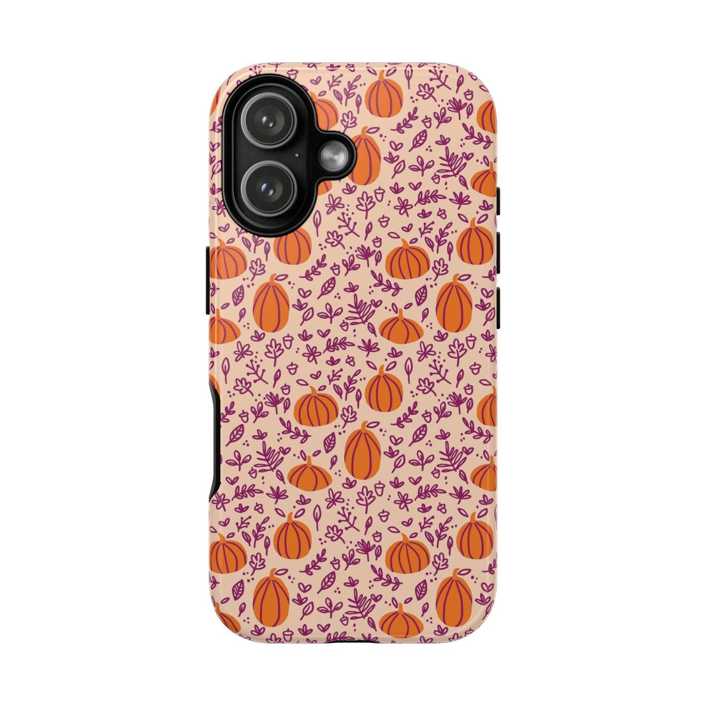 Pumpkin and Doodles Florals - iPhone Case