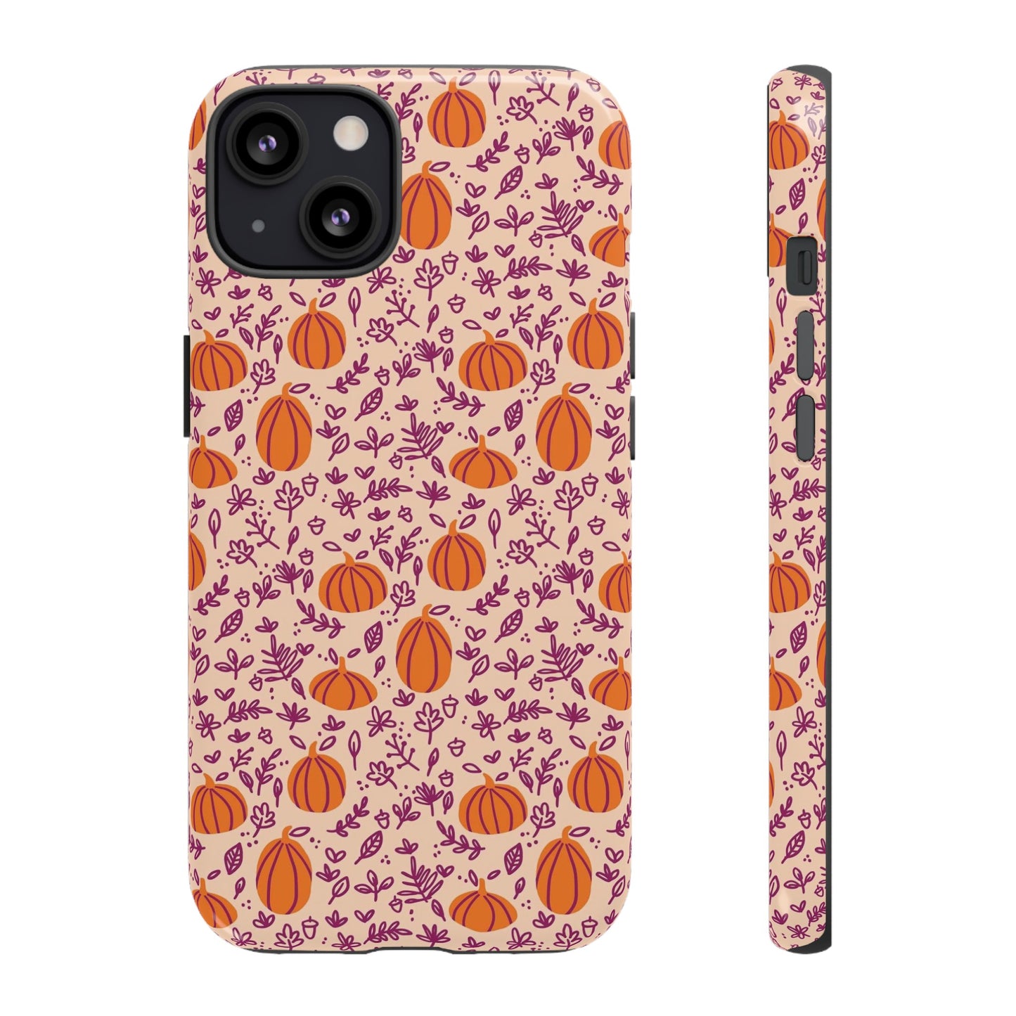 Pumpkin and Doodles Florals - iPhone Case