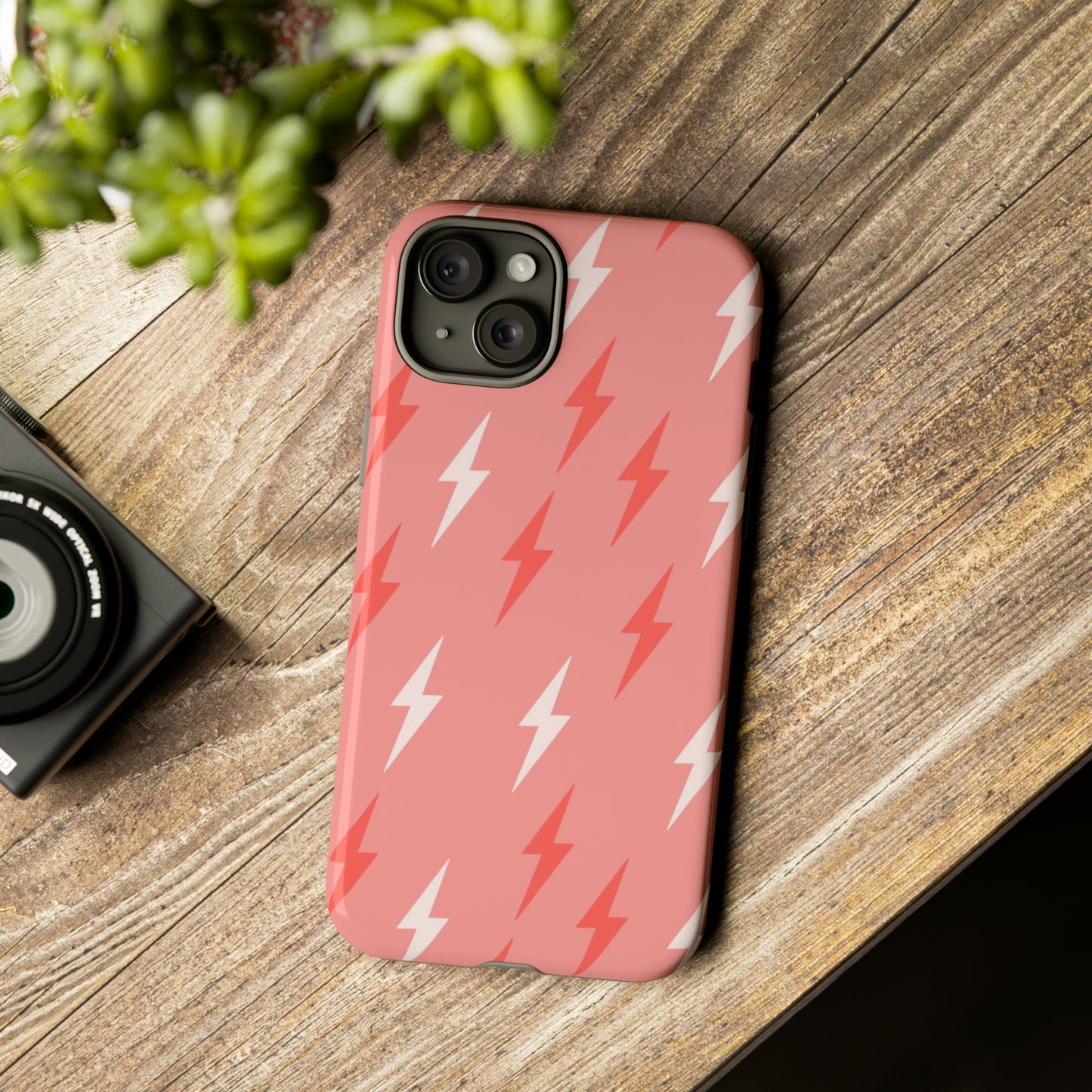 Pink Lightning - iPhone Case