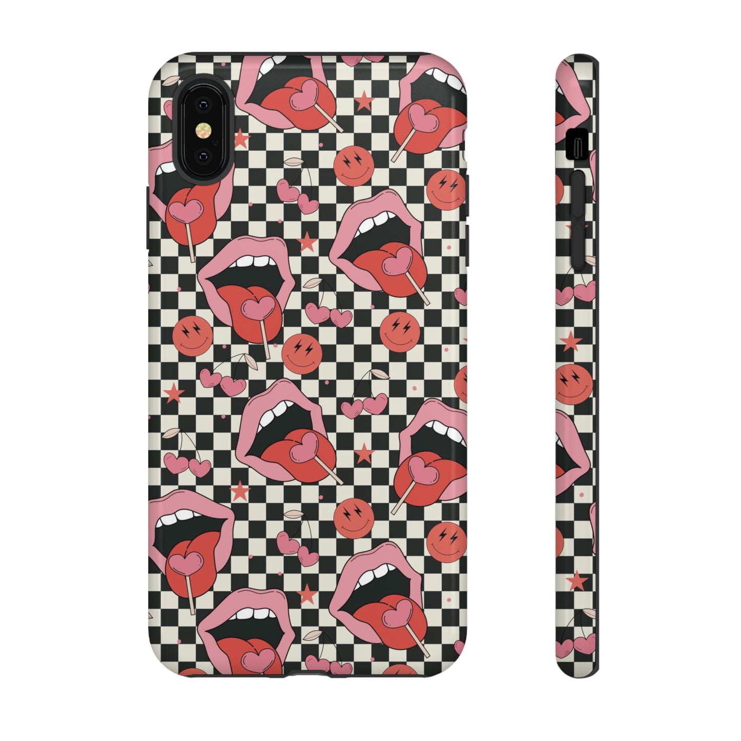 Retro Lips Smile - iPhone Case