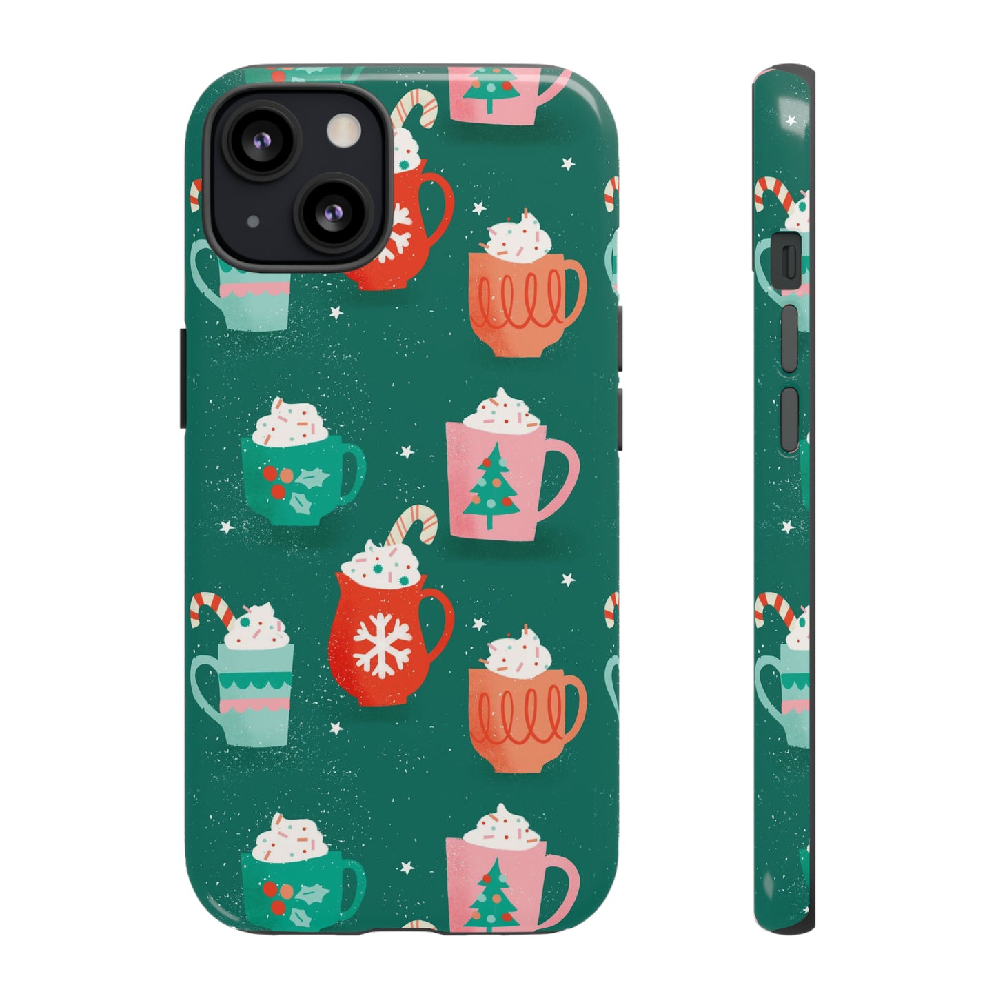 Christmas Coffee Cups - iPhone Case