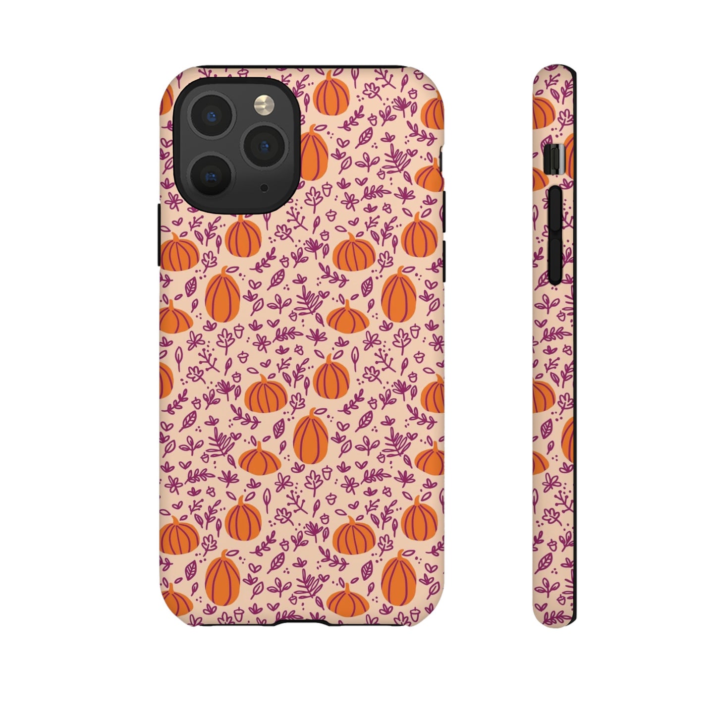 Pumpkin and Doodles Florals - iPhone Case