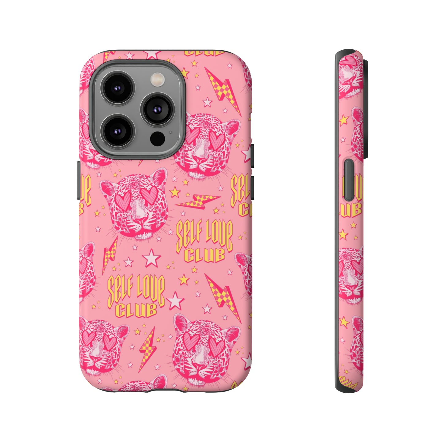 Self Love Club Tiger - Pink iPhone Case