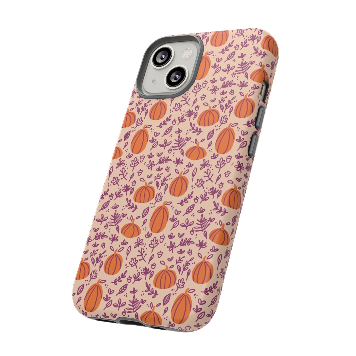 Pumpkin and Doodles Florals - iPhone Case