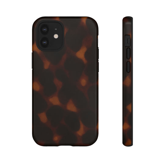 Tortoise Brown Print Autumn - iPhone Case