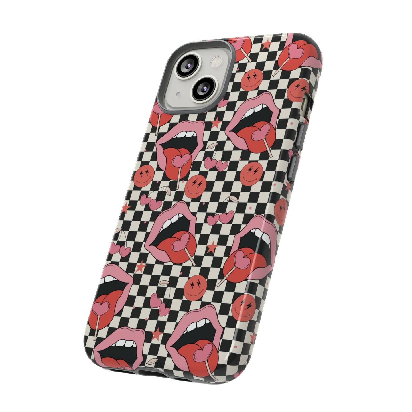 Retro Lips Smile - iPhone Case