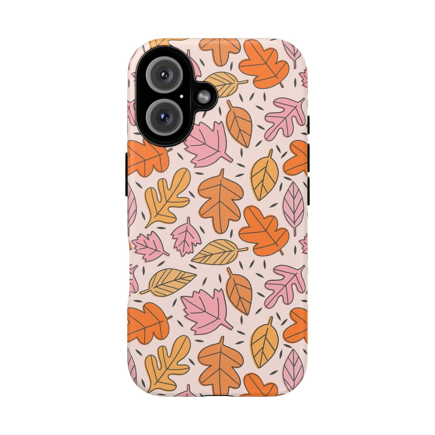 Doodled Fall Leaves - iPhone Case