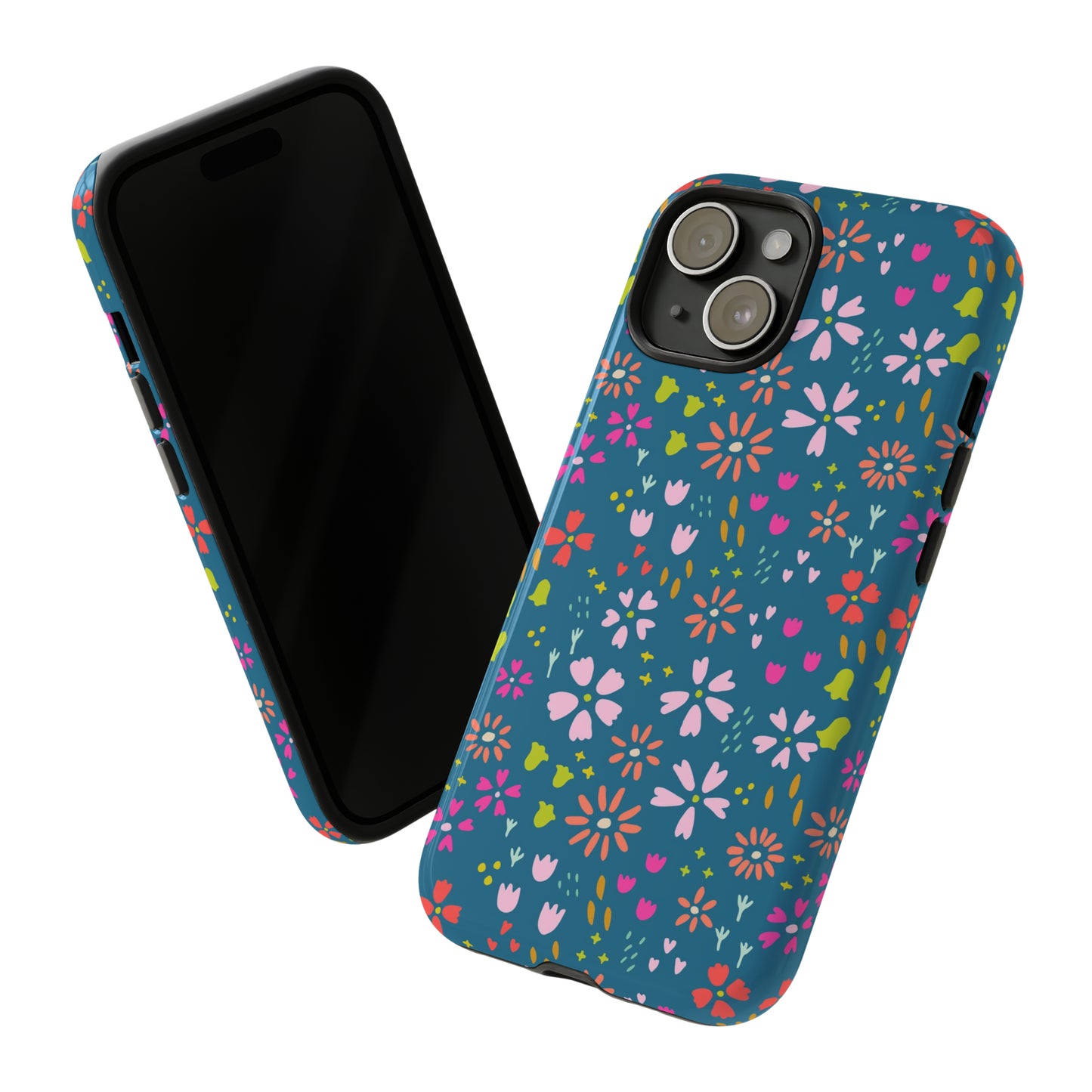 Blue Spring Florals - iPhone Case