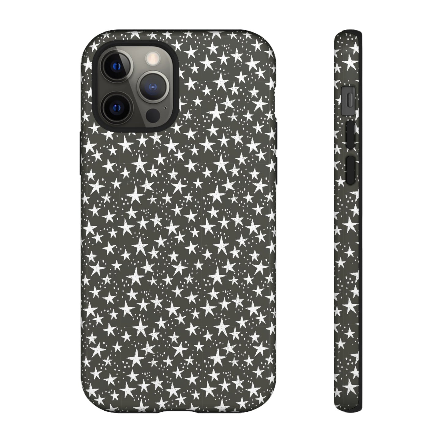 Halloween Stars Black - iPhone Case