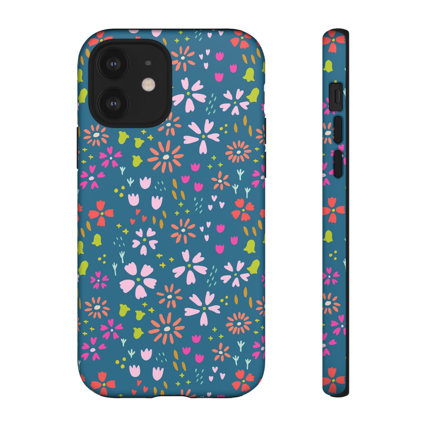 Blue Spring Florals - iPhone Case