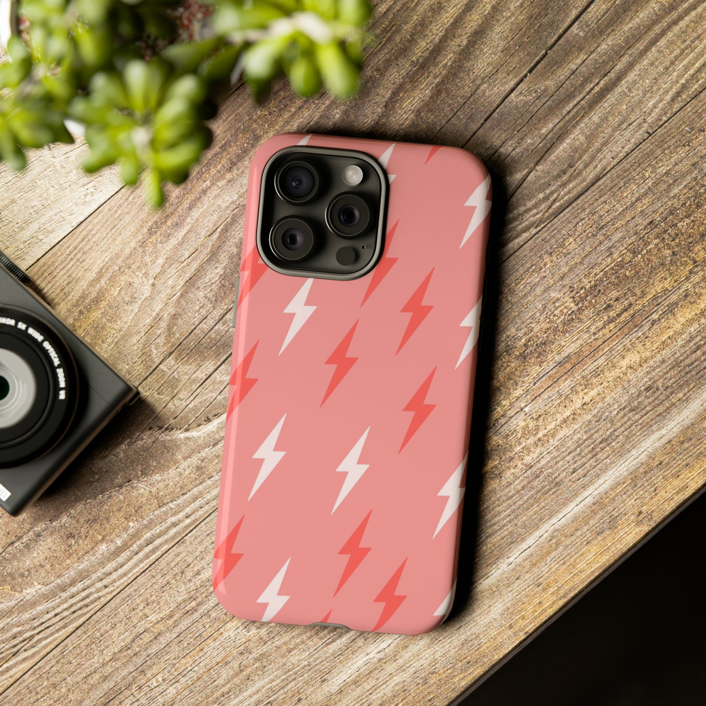 Pink Lightning - iPhone Case