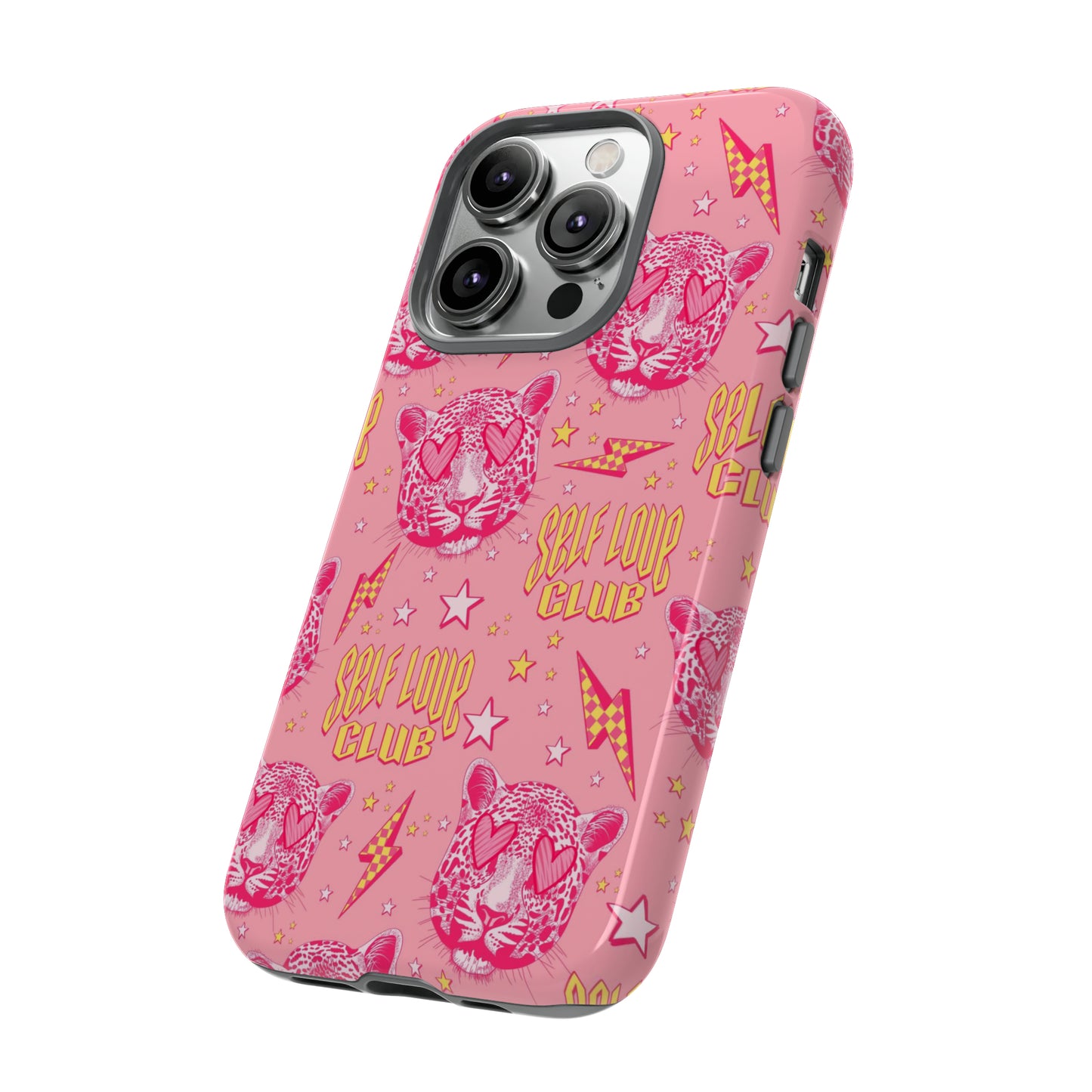 Self Love Club Tiger - Pink iPhone Case