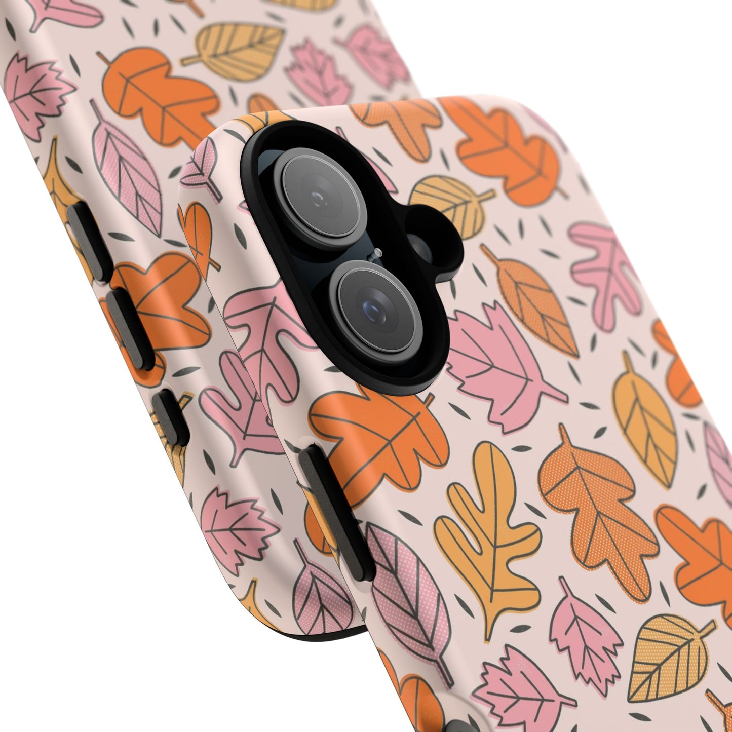 Doodled Fall Leaves - iPhone Case