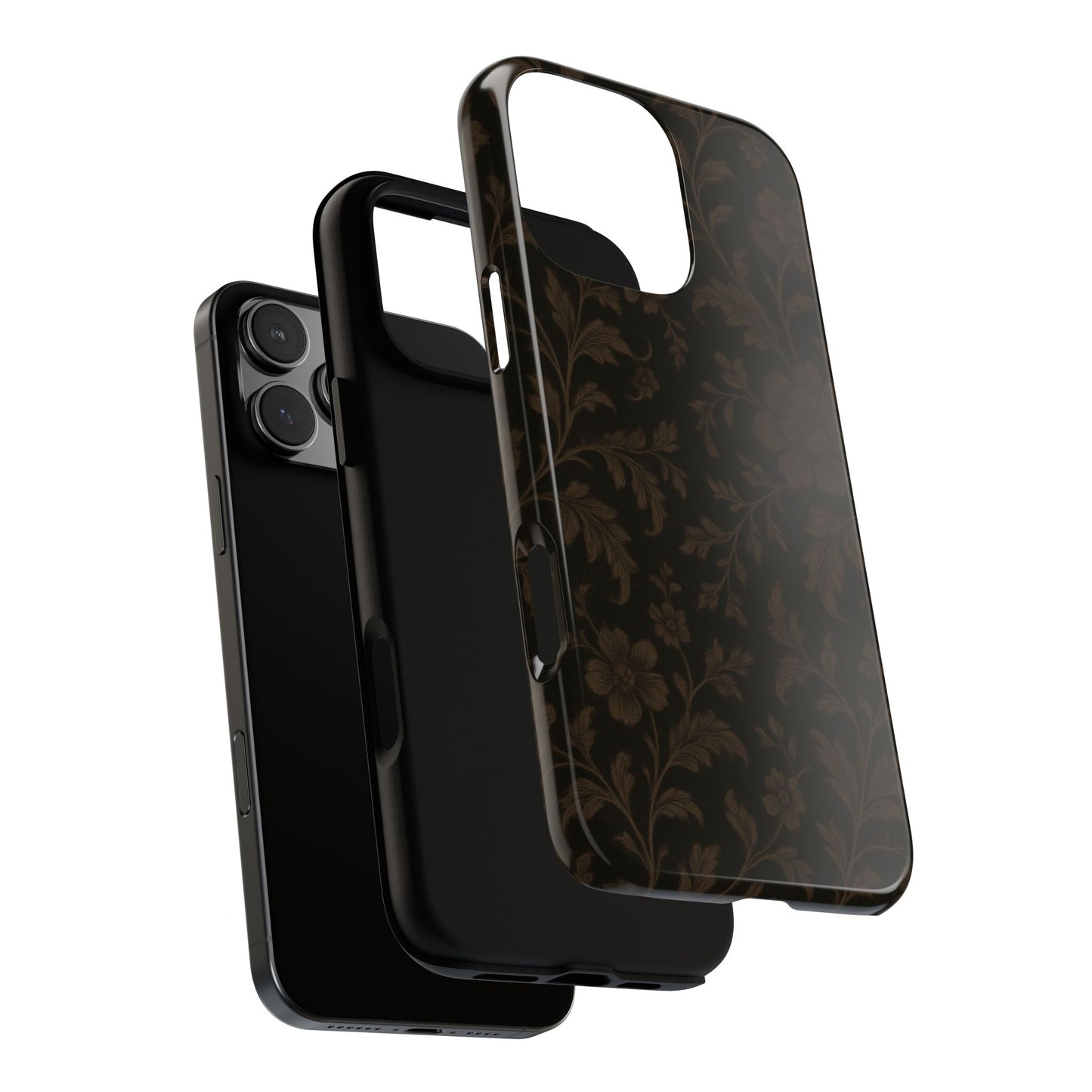 Midnight Vintage Florals - iPhone Case
