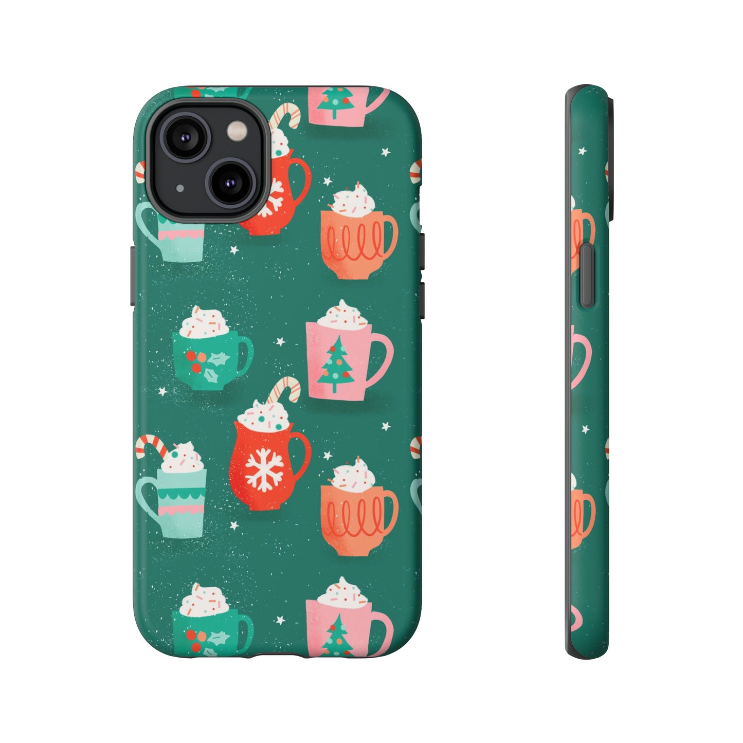 Christmas Coffee Cups - iPhone Case