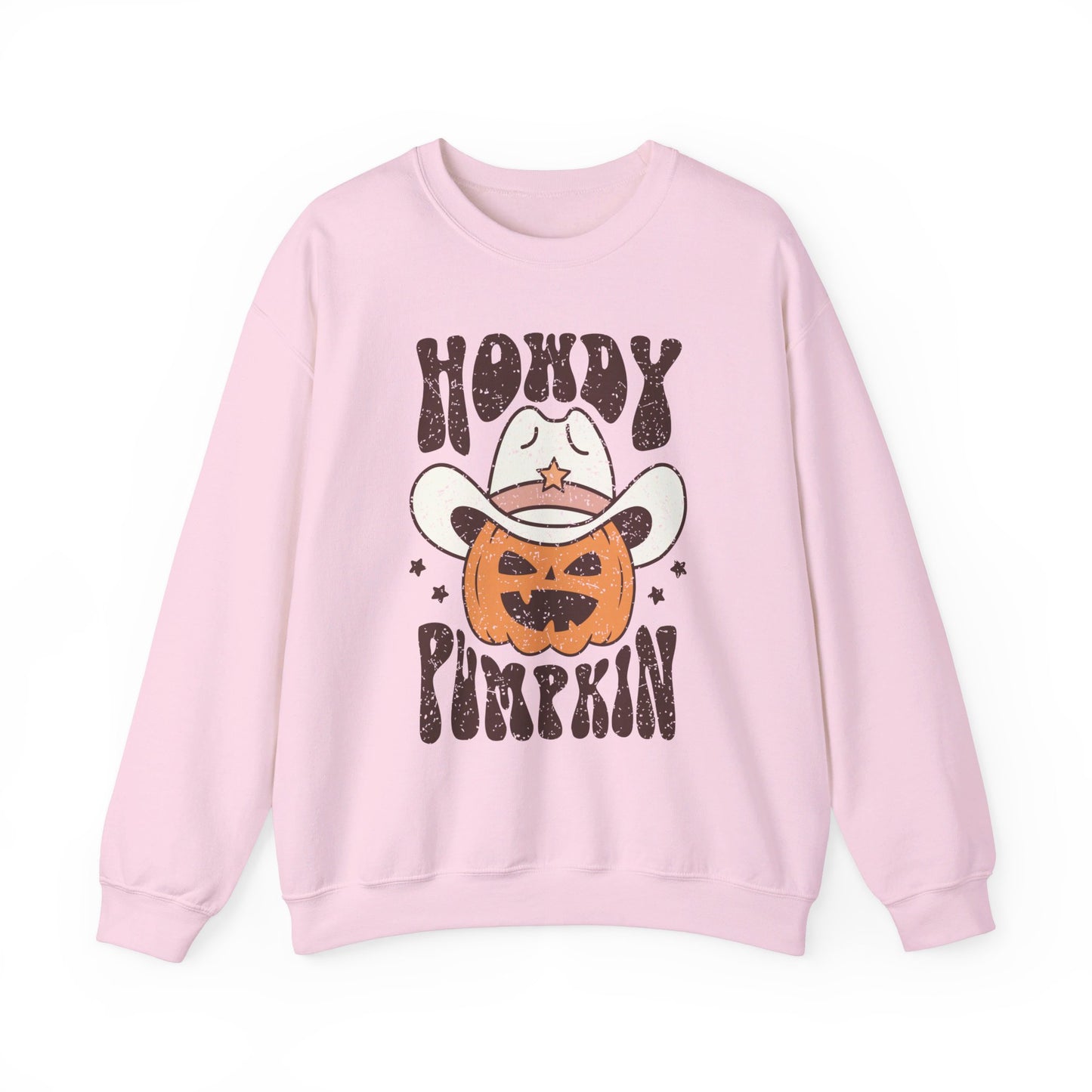 Howdy Pumpkin - Autumn/Fall Pumpkin Sweatshirt - Unisex Heavy Blend™ Crewneck Sweatshirt