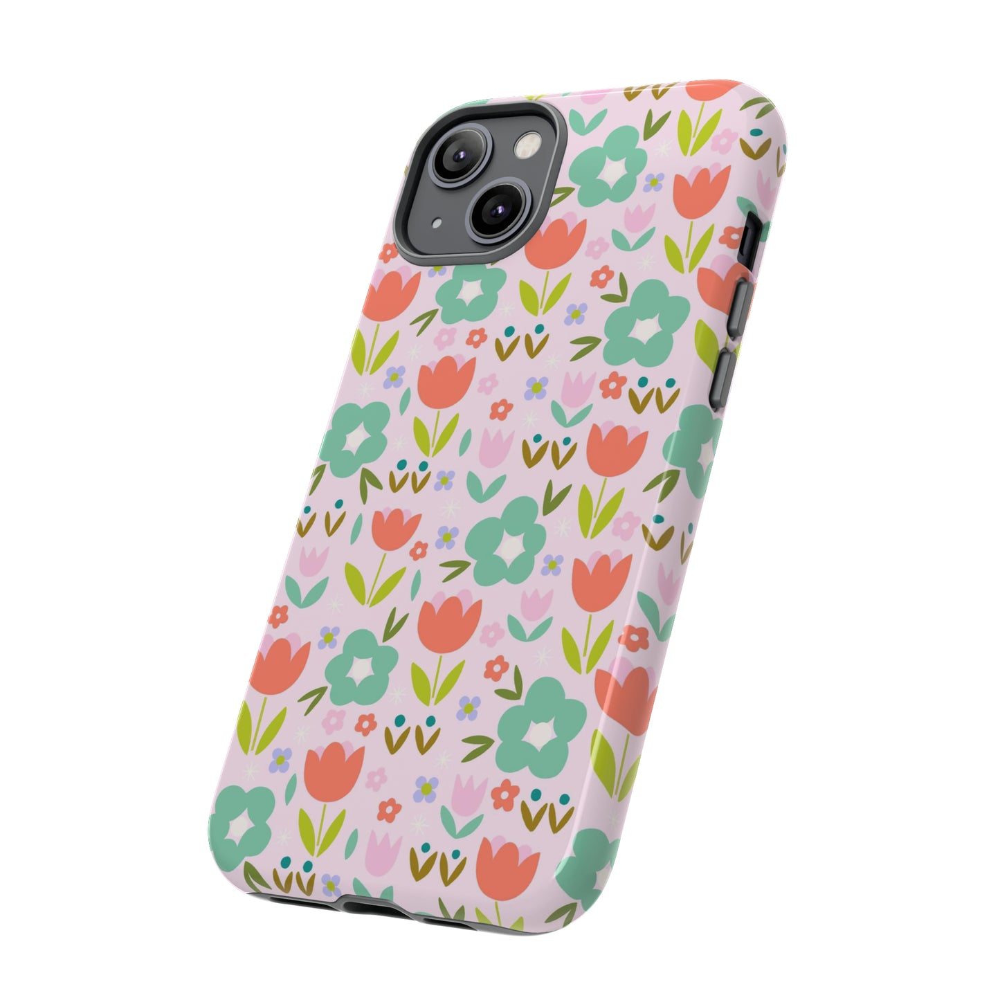 Mod Pink Flowers - iPhone Case