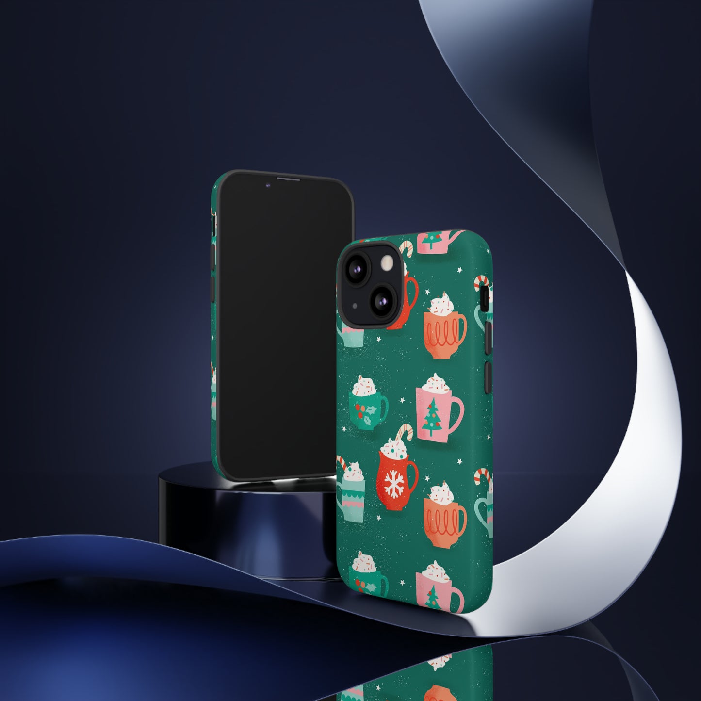 Christmas Coffee Cups - iPhone Case