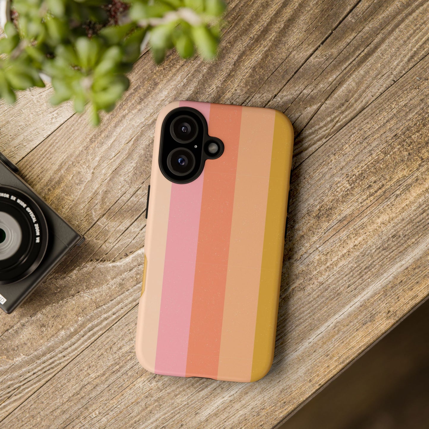 Boho Autumn Stripes - iPhone Case